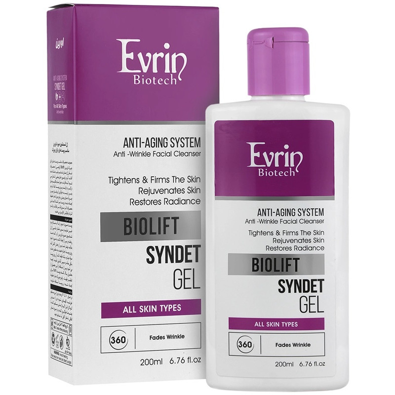 ژل شستوشوی صورت اورین بیوتک مدل BIOLIFT SYNDET مناسب برای انواع پوست حجم 200 میلیلیتر