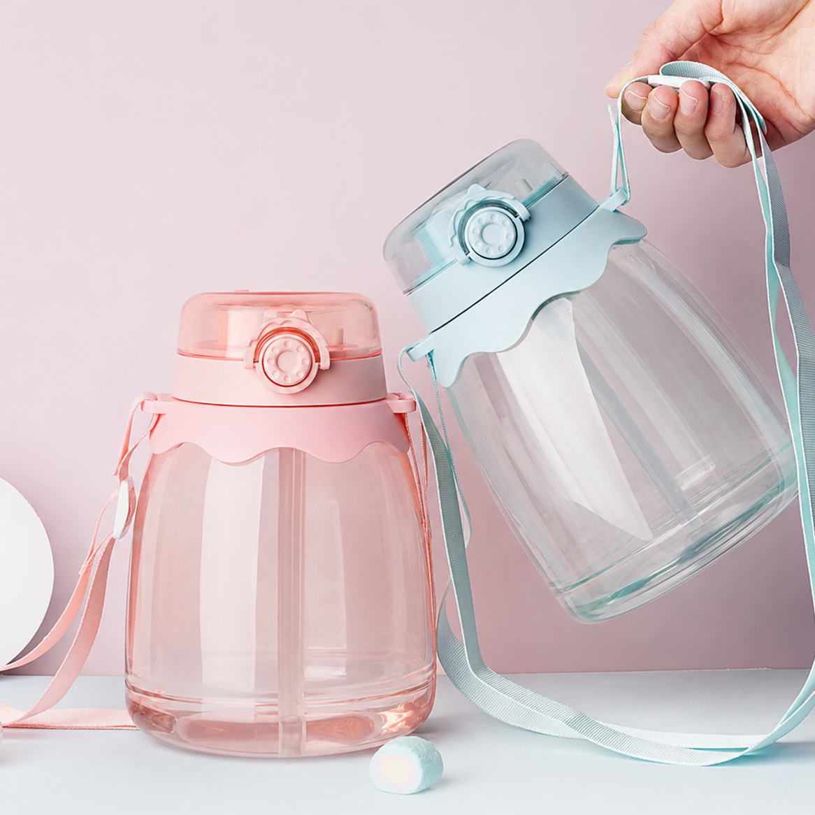 قمقمه وارداتی تریتان فاقد bpa دو حالته