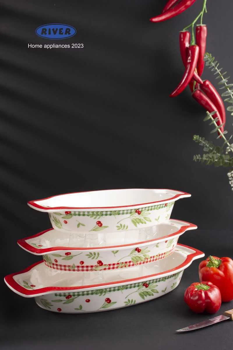 تابه بیضی بزرگ CHERRY ریور کد 8171-40D (پس کرایه)