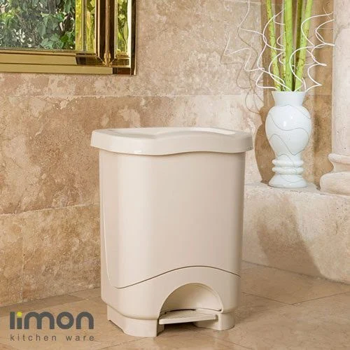سطل زباله لیمون پدالی کوچک 7 لیتر (الوان) کد 42635 (پس کرایه)