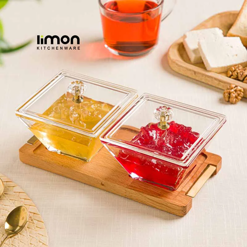 اردو خوری لیمون 2 خانه مربع پایه چوب کد 224159 (پس کرایه)