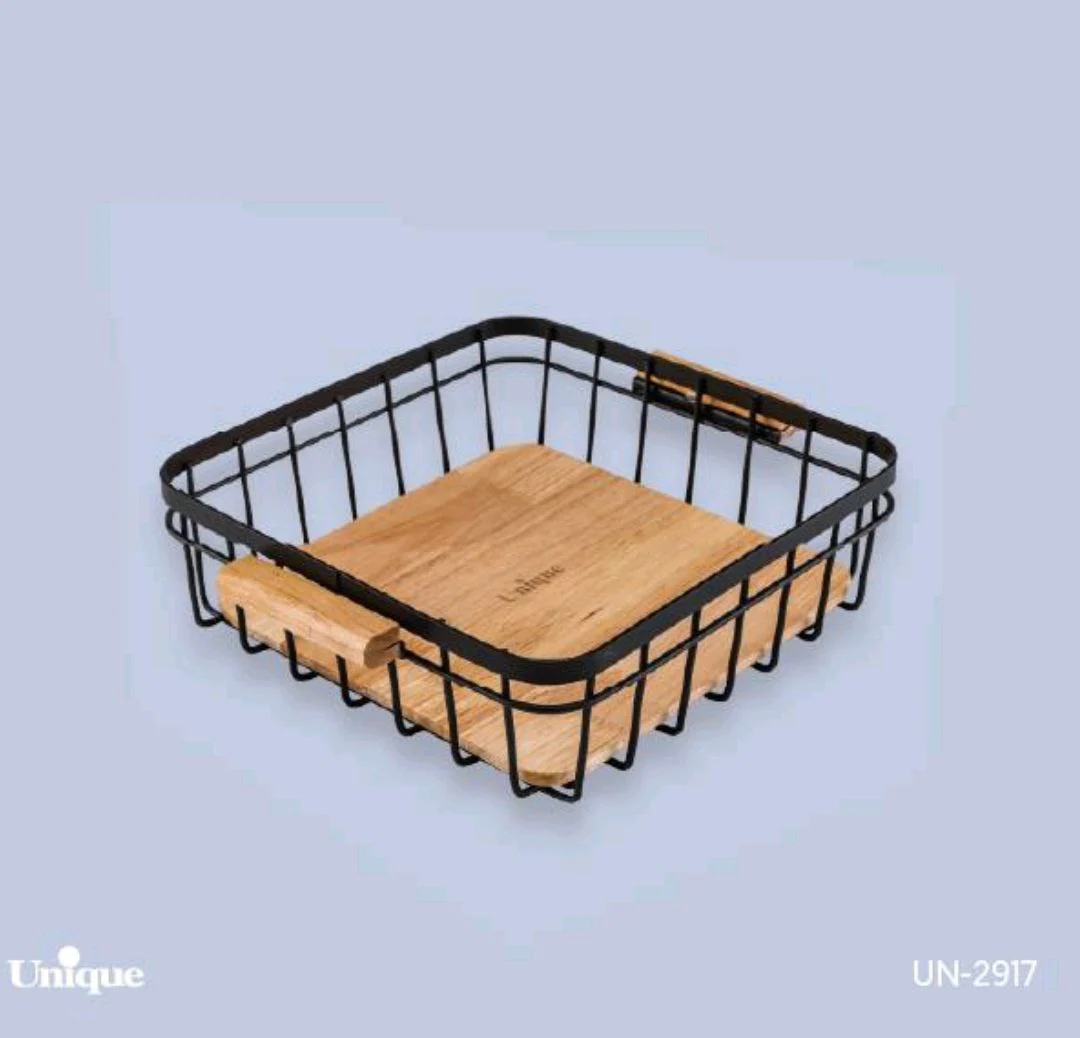 سبد نان کوچک مربع چوب یونیک کد UN-2917 (پس کرایه)