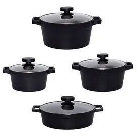 سرویس 8 پارچه مشکی دیاموند کد un-8500 (پس کرایه)