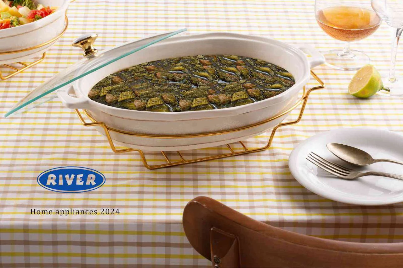 سوفله چینی بیضی بزرگ London ریور کد 8203-33 (پس کرایه)