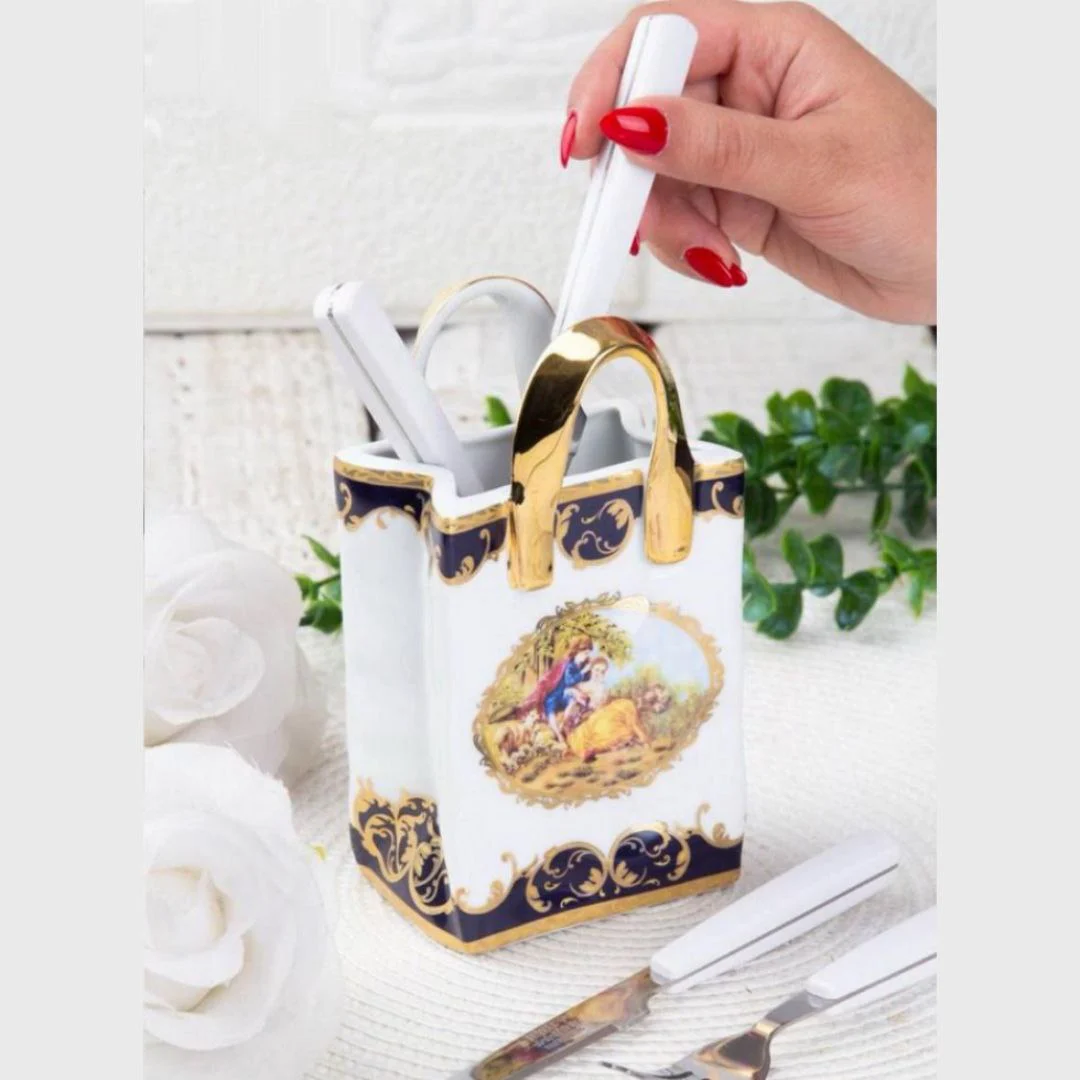 جا قاشقی چینی طرح لیلی مجنون کد 8010 (پس کرایه)
