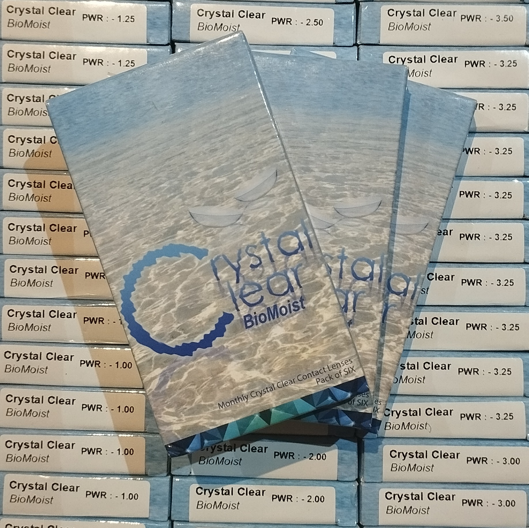لنز طبی کریستال کلیر اورجینال Crystal Clear