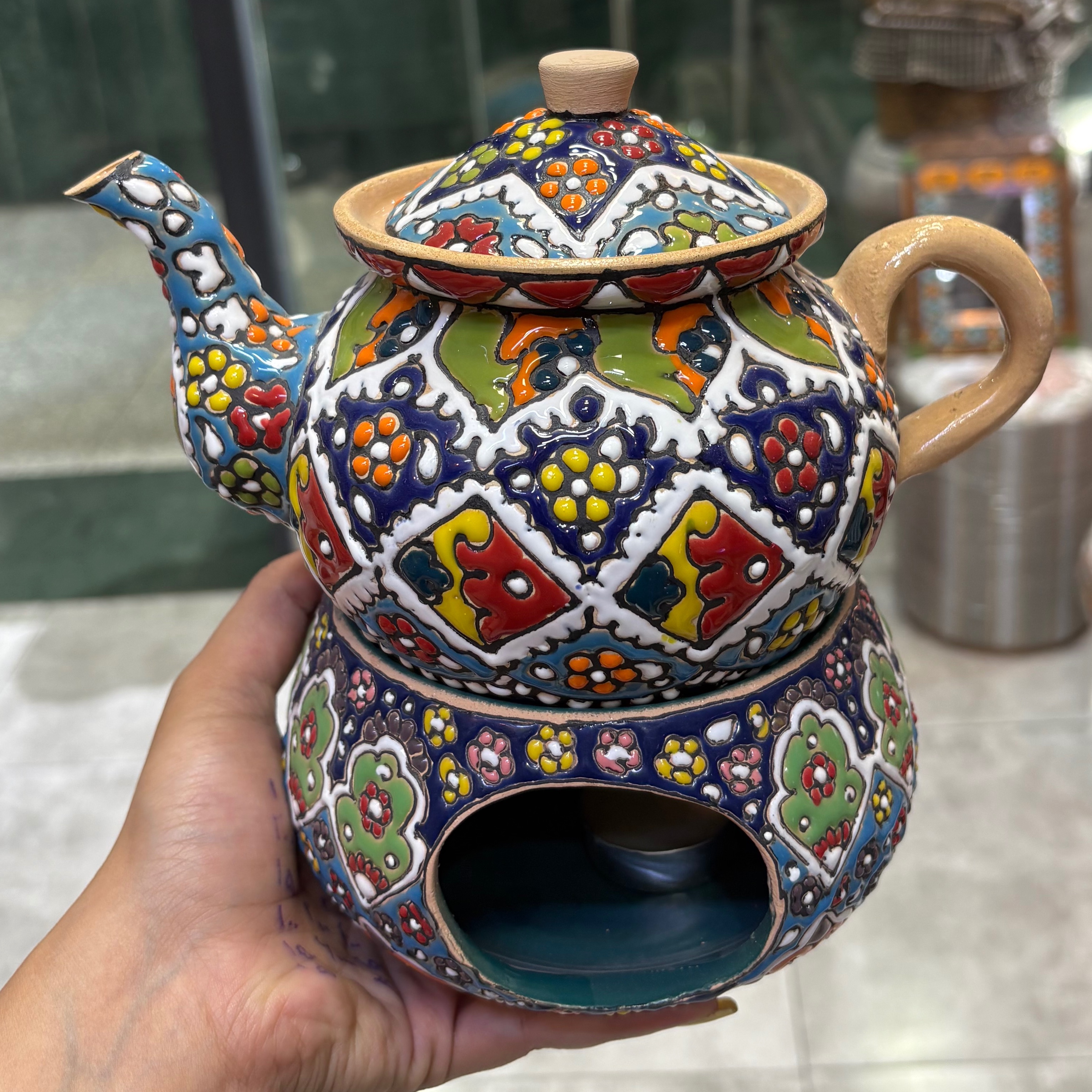 قوری و وارمر میناکاری