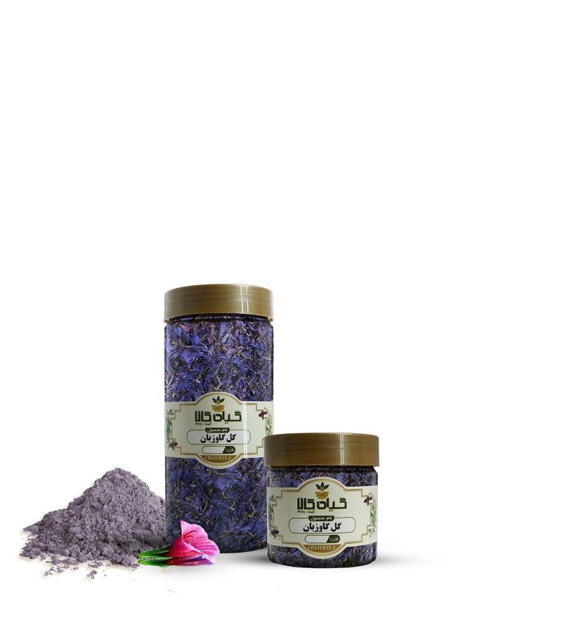 گل گاوزبان خشک یا پودری بسته بندی شده