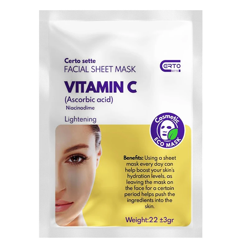 ماسک صورت سرتو سته مدل ویتامین سی وزن 22 گرم