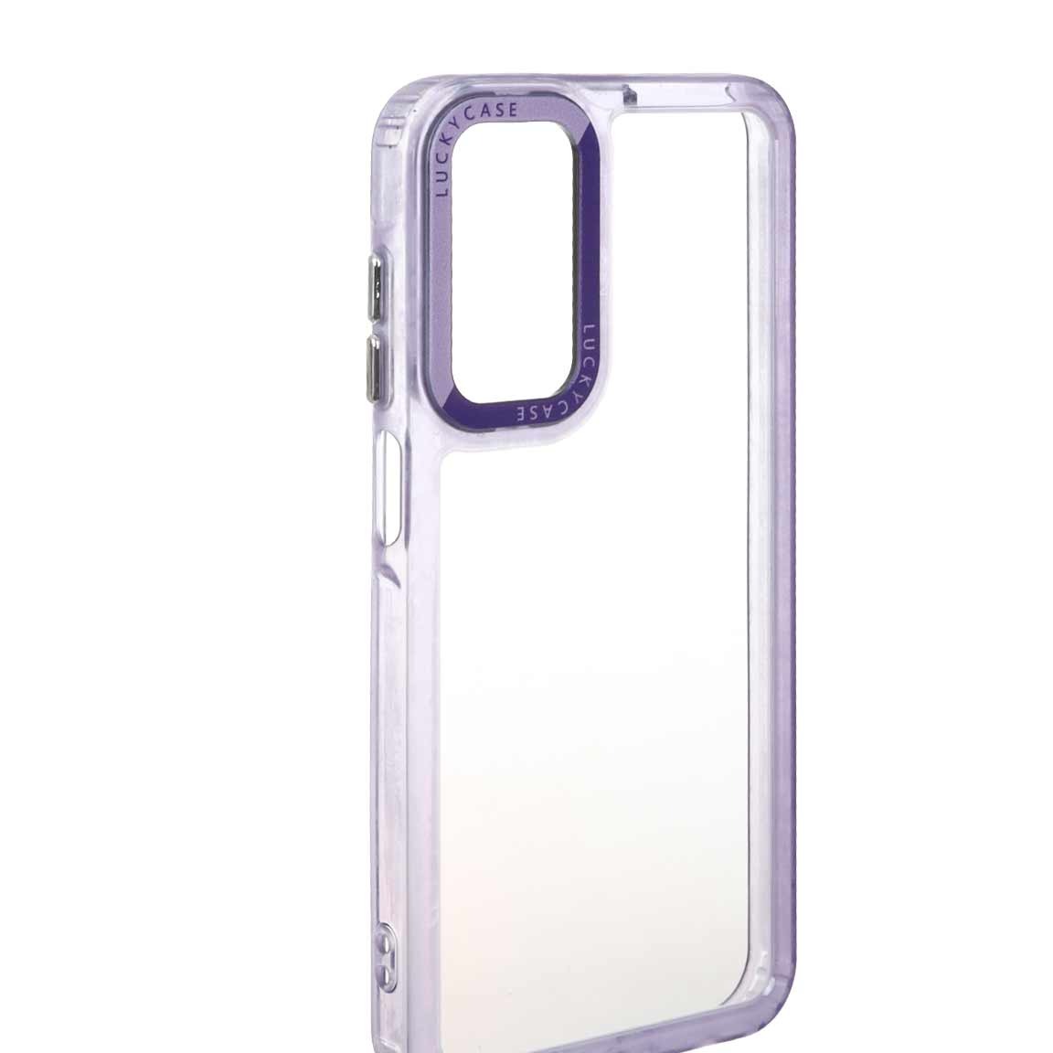 قاب پشت سخت Lucky Case شفاف MNC مدل Samsung Galaxy A25-5G - بنفش-کد5945