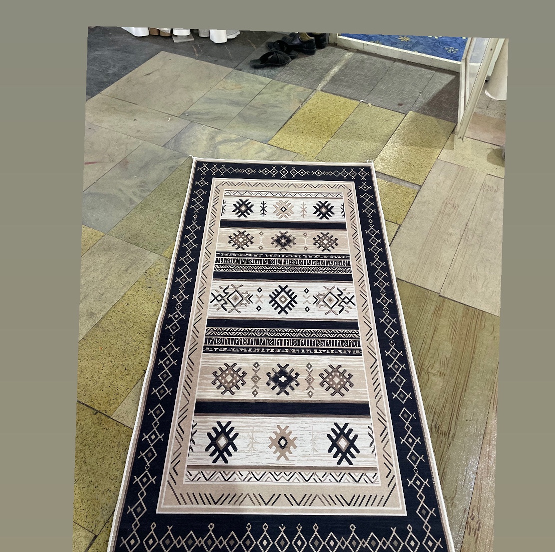 فرشینه طرح لوزی سنتی جدید 