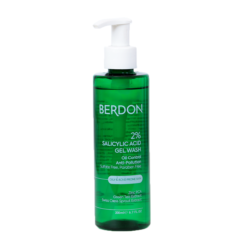 ژل شستشو صورت بردون سازگار با پوستهای چرب مدل Salicylic Acid حجم 200 میلیلیتر