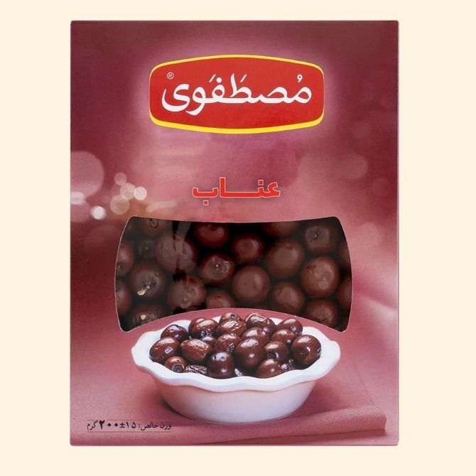عناب درجه یک 200 گرم مصطفوی