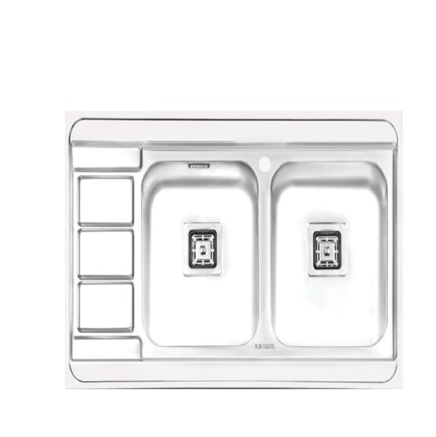سینک ایلیا استیل 1081روکار(پسکرایه)