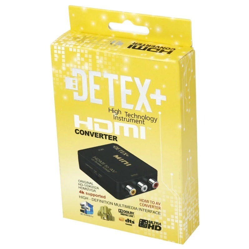 مبدل HDMI به AV دتکس پلاس(+Detex)