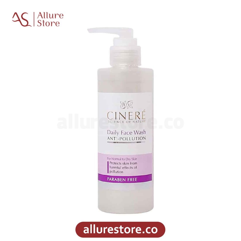ژل شستشوی صورت سینره ( مخصوص آلودگی هوا ) مخصوص پوست معمولی تا خشک 200ml | آلور استور