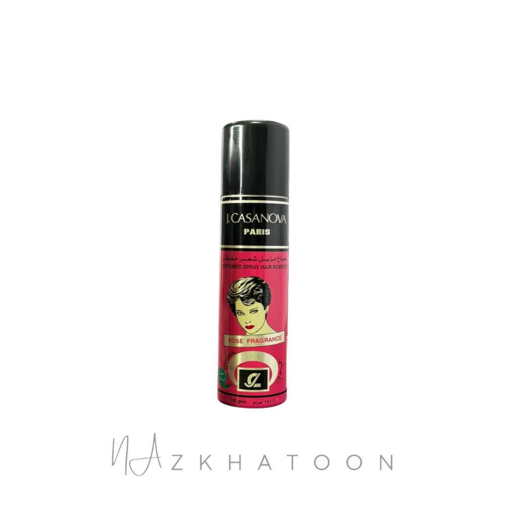 اسپری موبر کازانووا رایحه رز | J. Casanova Hair Removing Spray Rose