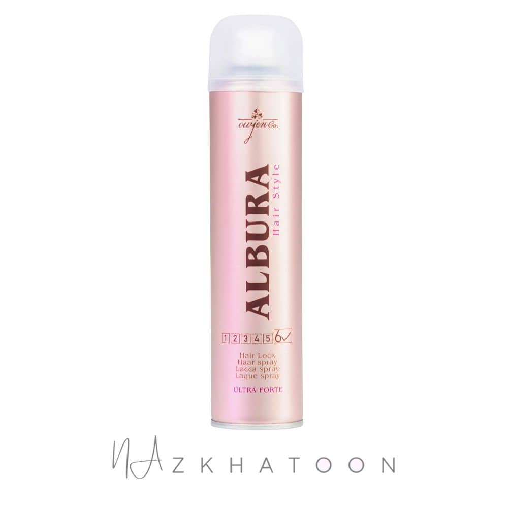 اسپری چسب موی آلبورا 400میل مدل اولترا فورته | ALBURA Ultra Forte Hair Spray