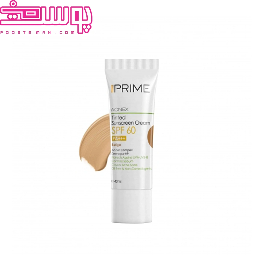 کرم ضد آفتاب رنگی SPF60 پرایم 40 میلی لیتر