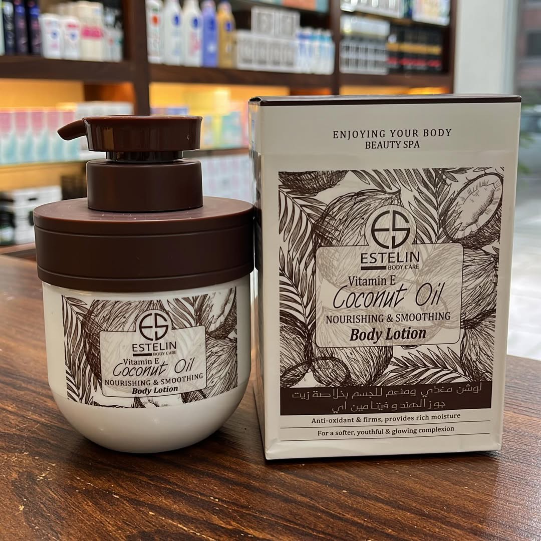 لوسیون بدن مغذی و نرم کننده استلین (Estelin Coconut Vitamin E Body Lotion)