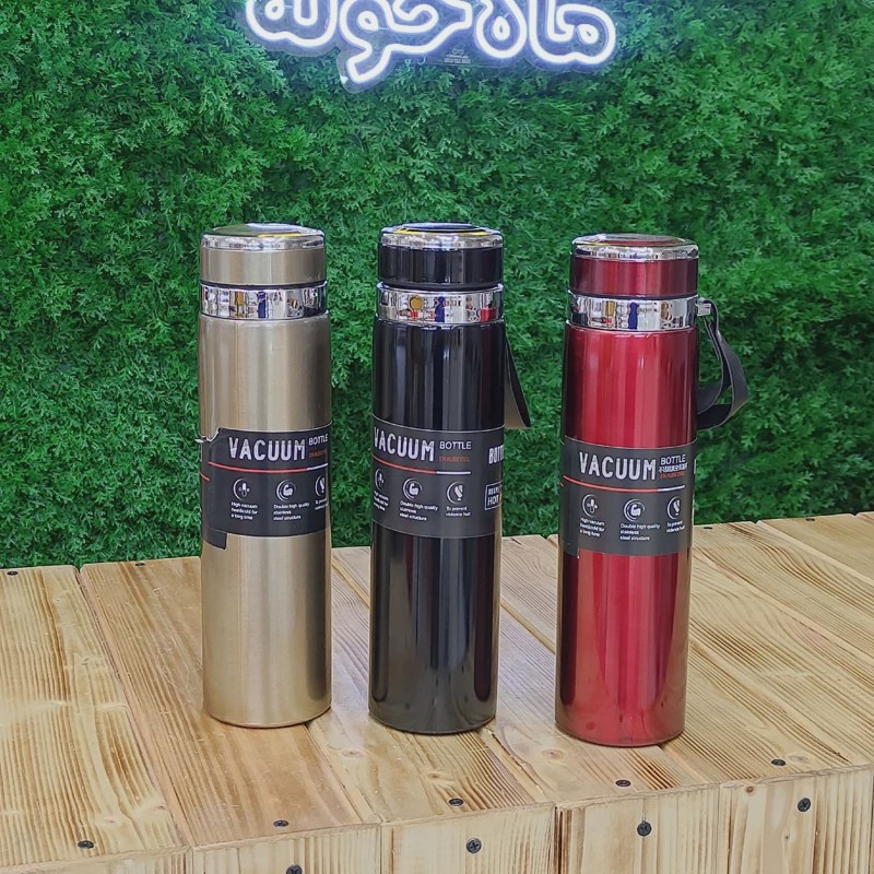 فلاسک تمام استیل یک لیتری وکیوم باتل اسپرت