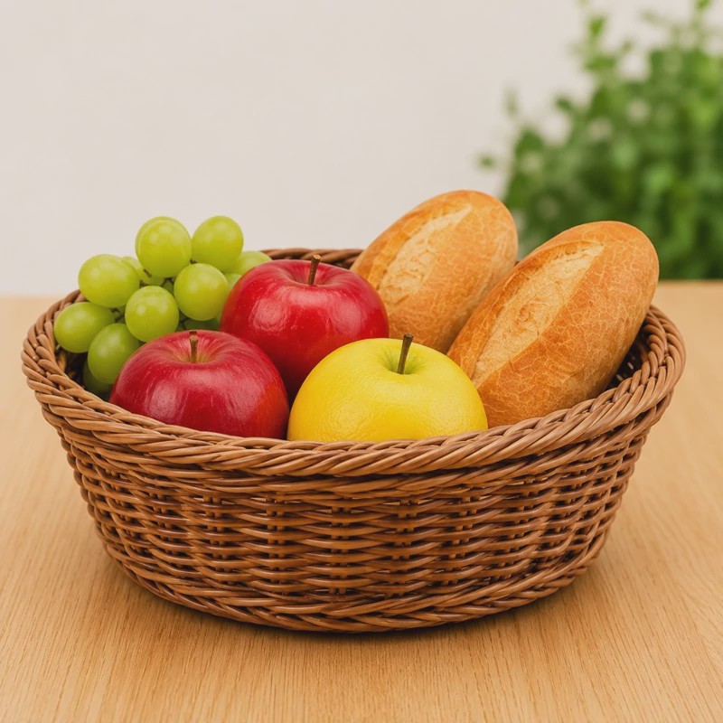 سبد میوه حصیری بافتینه سبد حصیری