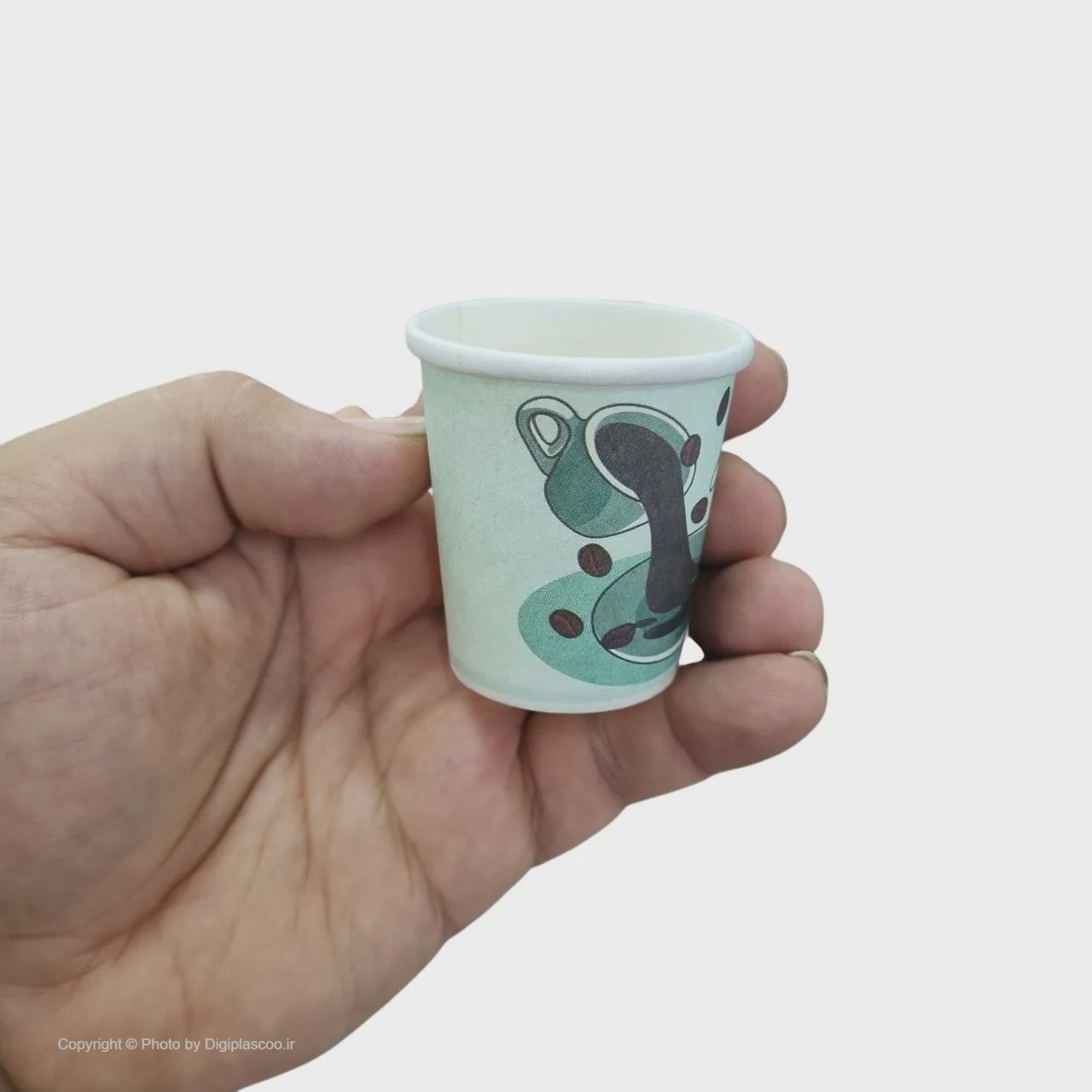 لیوان یکبار مصرف کاغذی مدل شات قهوه 90cc بسته 50 عددی