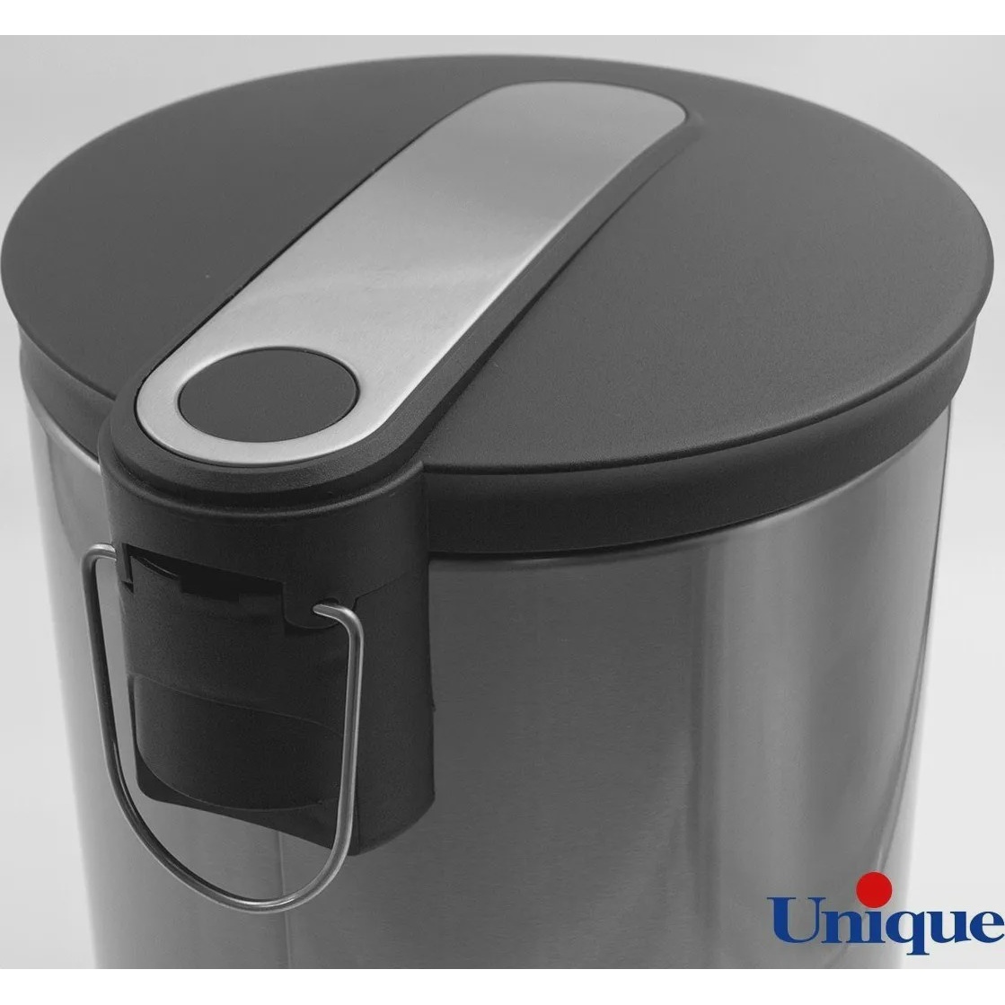 سطل زباله پدالی یونیک مدل استیل (ظرفیت 16 لیتر) کد UN-4430