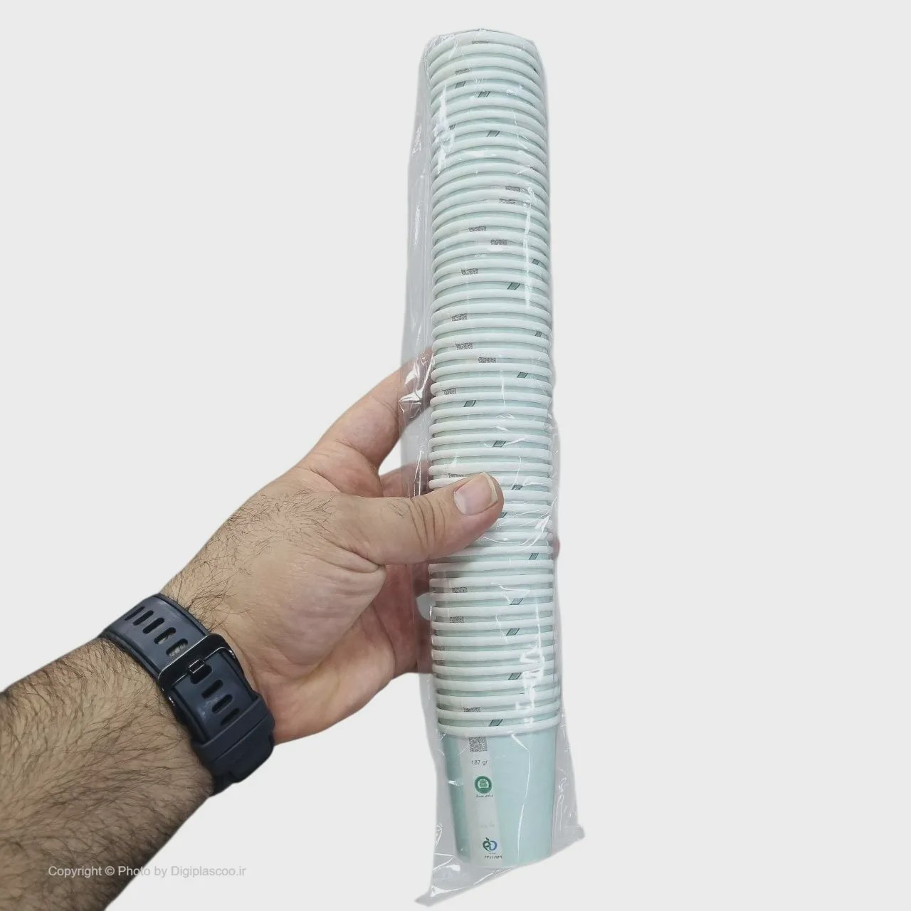 لیوان یکبار مصرف کاغذی مدل شات قهوه 90cc بسته 50 عددی