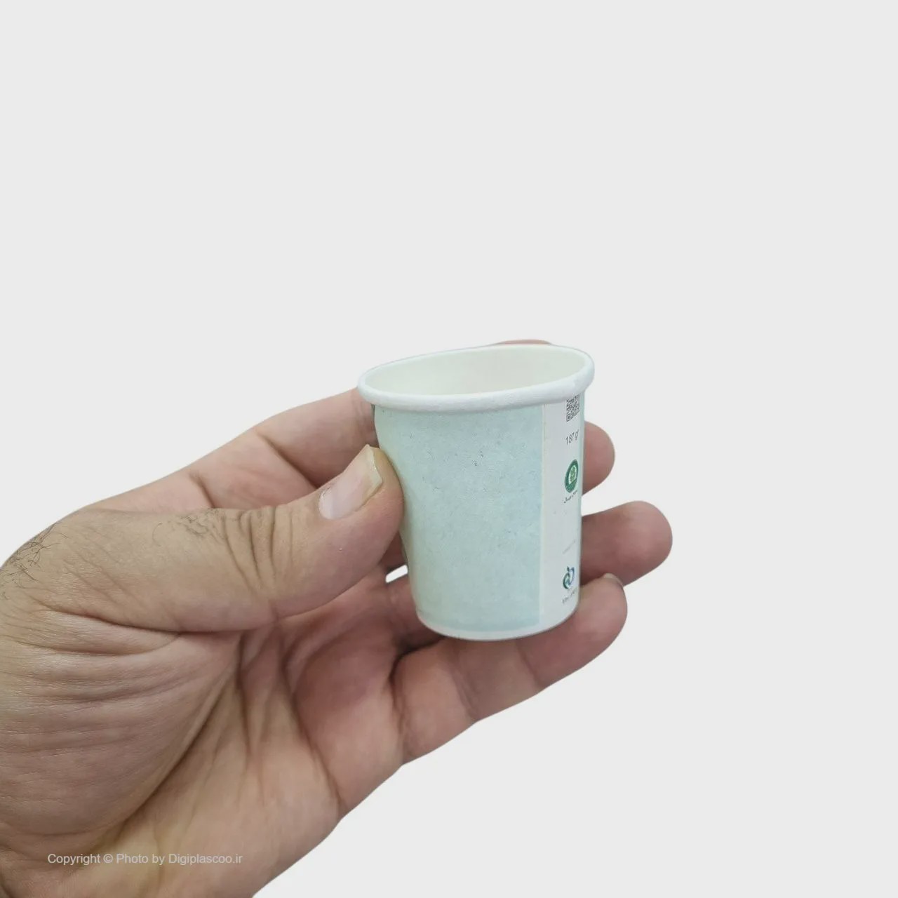 لیوان یکبار مصرف کاغذی مدل شات قهوه 90cc بسته 50 عددی