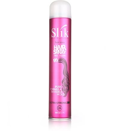 اسپری حالت دهنده مو اسلیک slik مدل Ultra strong حجم 500 میل