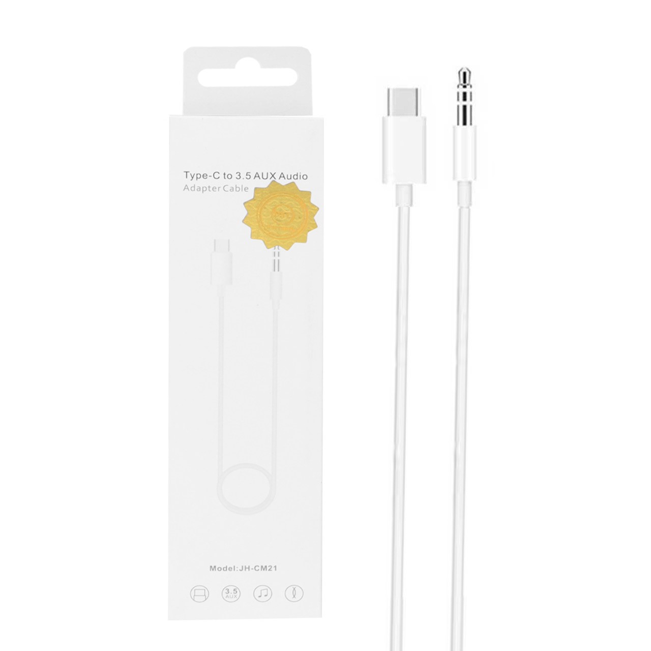 تبدیل Type-C به AUX مدل JH-CM21 DST (گارانتی شش ماهه)