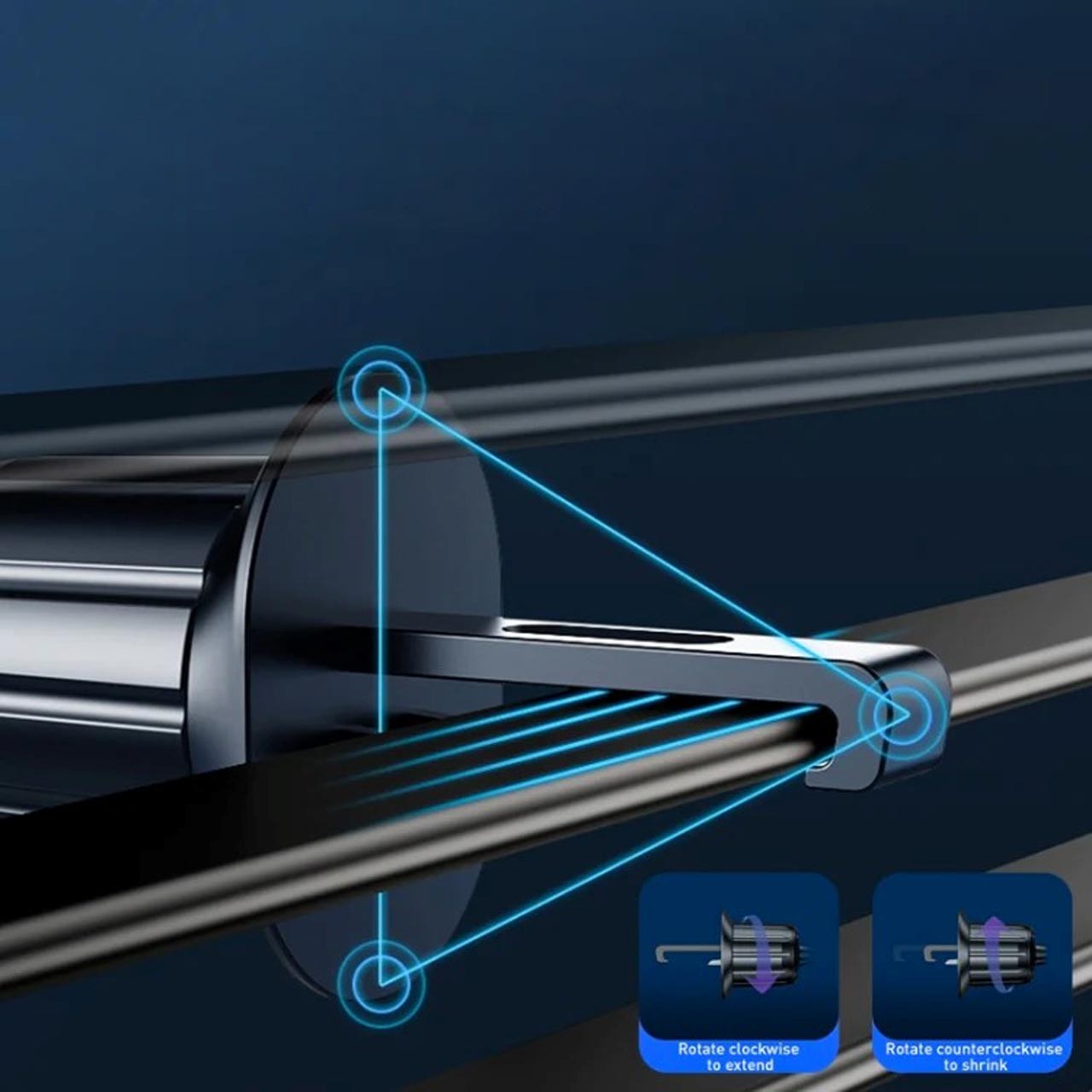 هولدر گوشی موبایل دریچه کولری Yesido مدل C167