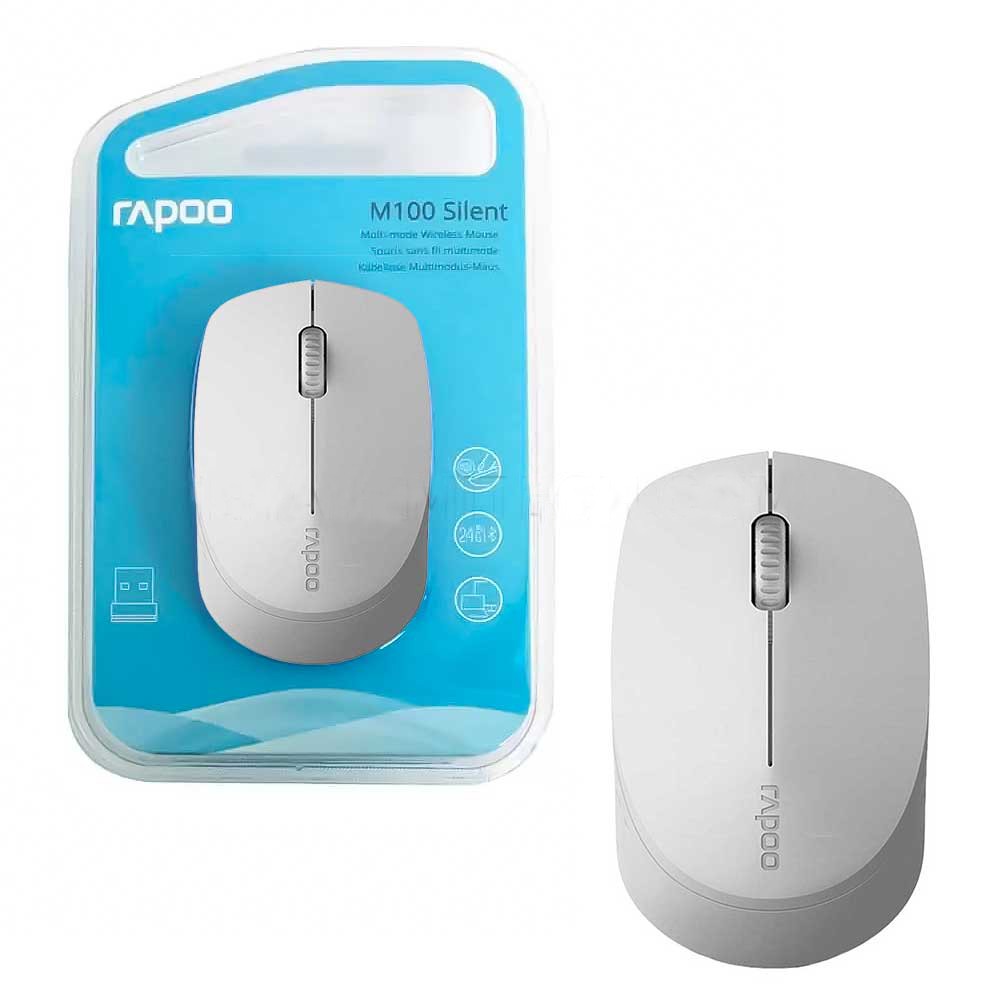 ماوس بی سیم رپو مدل RAPOO M100 طوسی