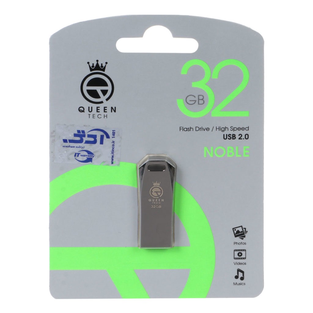 فلش کوئین تک مدل QUEEN TECH NOBLE 32G گارانتی مادام العمر