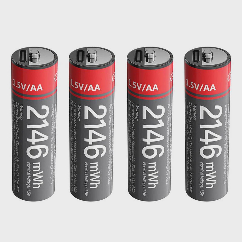 باتری چهارتایی قلمی شارژی Yesido YP88 AA 1430mAh