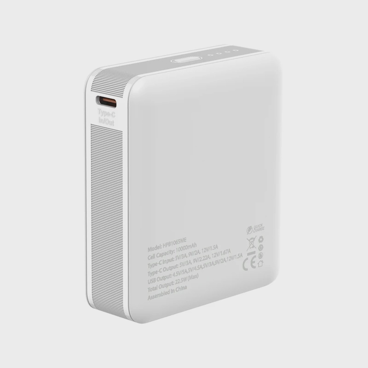 پاوربانک Hatron 22.5W 10000mAh مدل HPB1065ME - سفید
