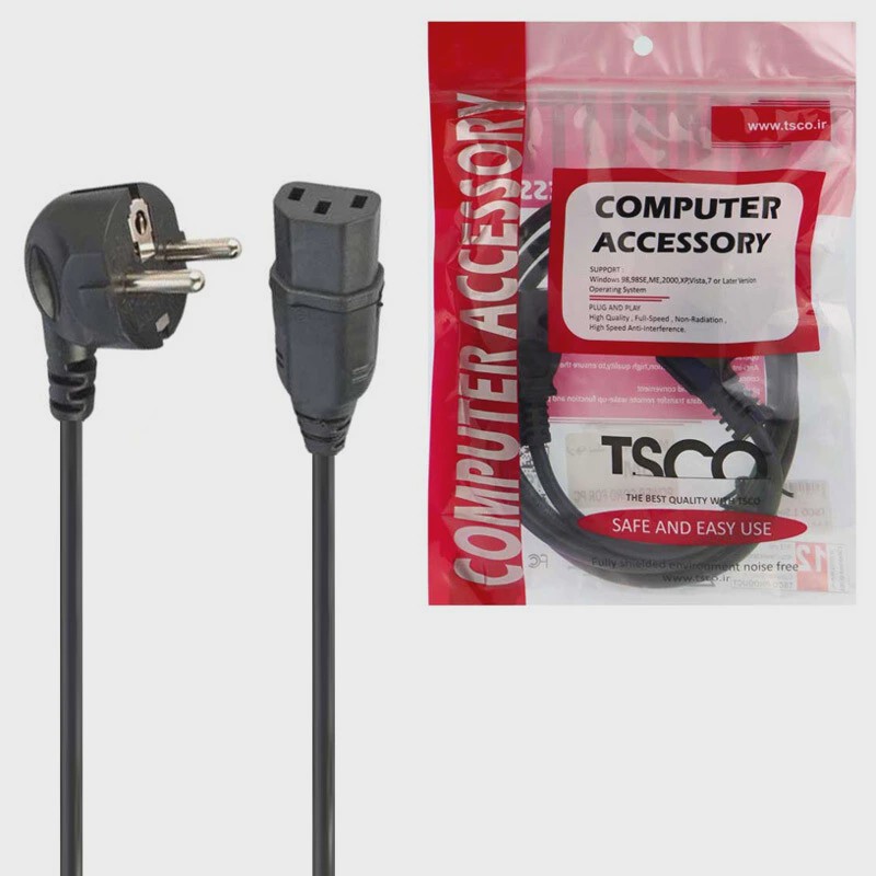 کابل برق درجه یک TSCO PC 1.5m