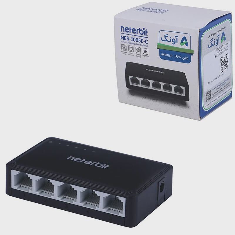 سوییچ 5 پورت نتربیت NES-1005E-C
