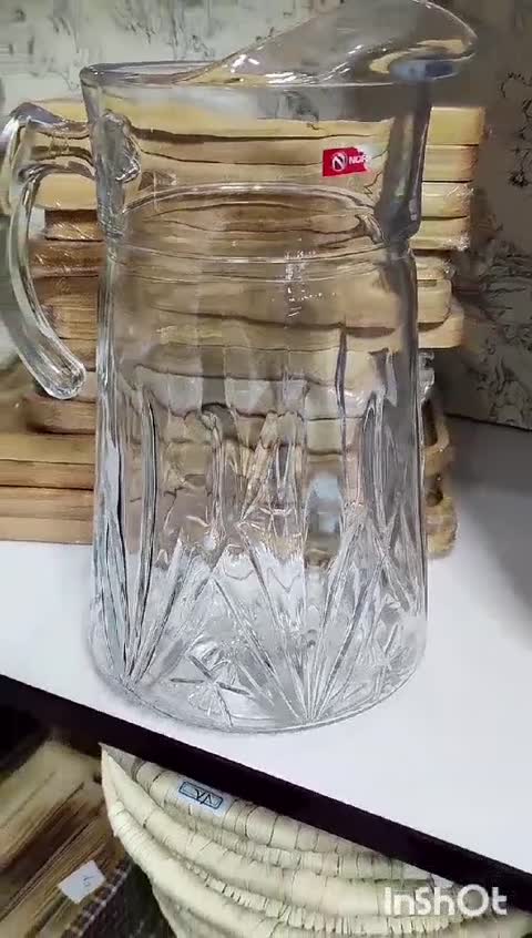 پارچ و لیوان شیشه ای مدل مارکیز تک کارتن کادویی قیمت کارخانه 