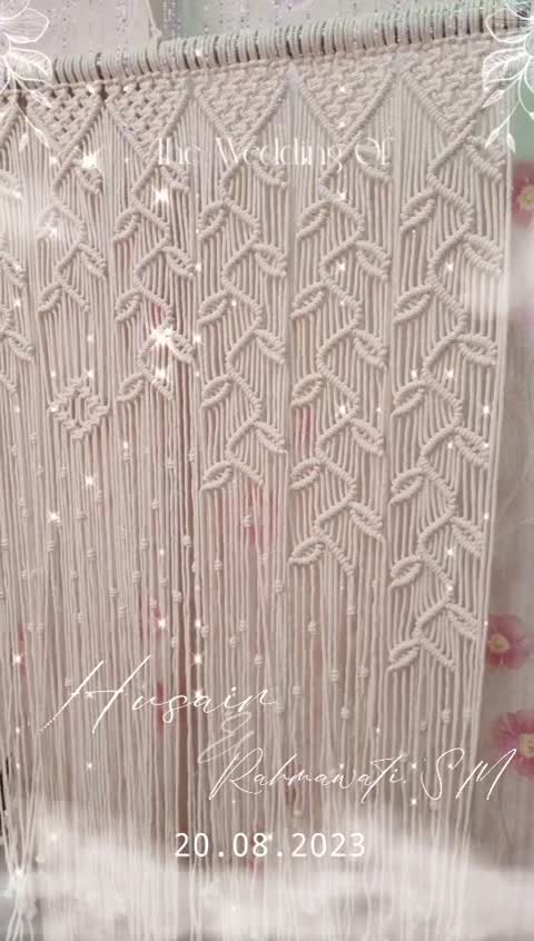 پرده مکرومه بافی (پس کرایه)