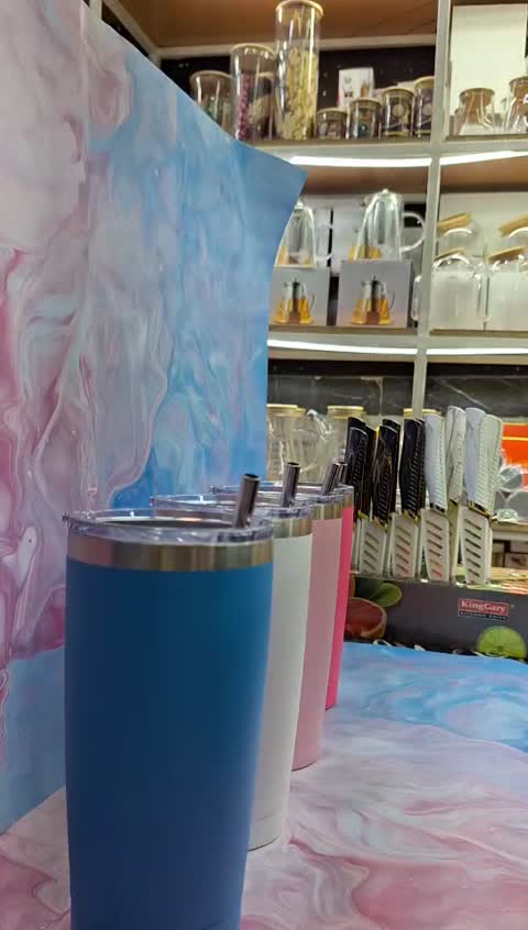 اسموتی (ماگ سفری) استیل نی دار رنگ کوره ای گرم و سرد جعبه دار