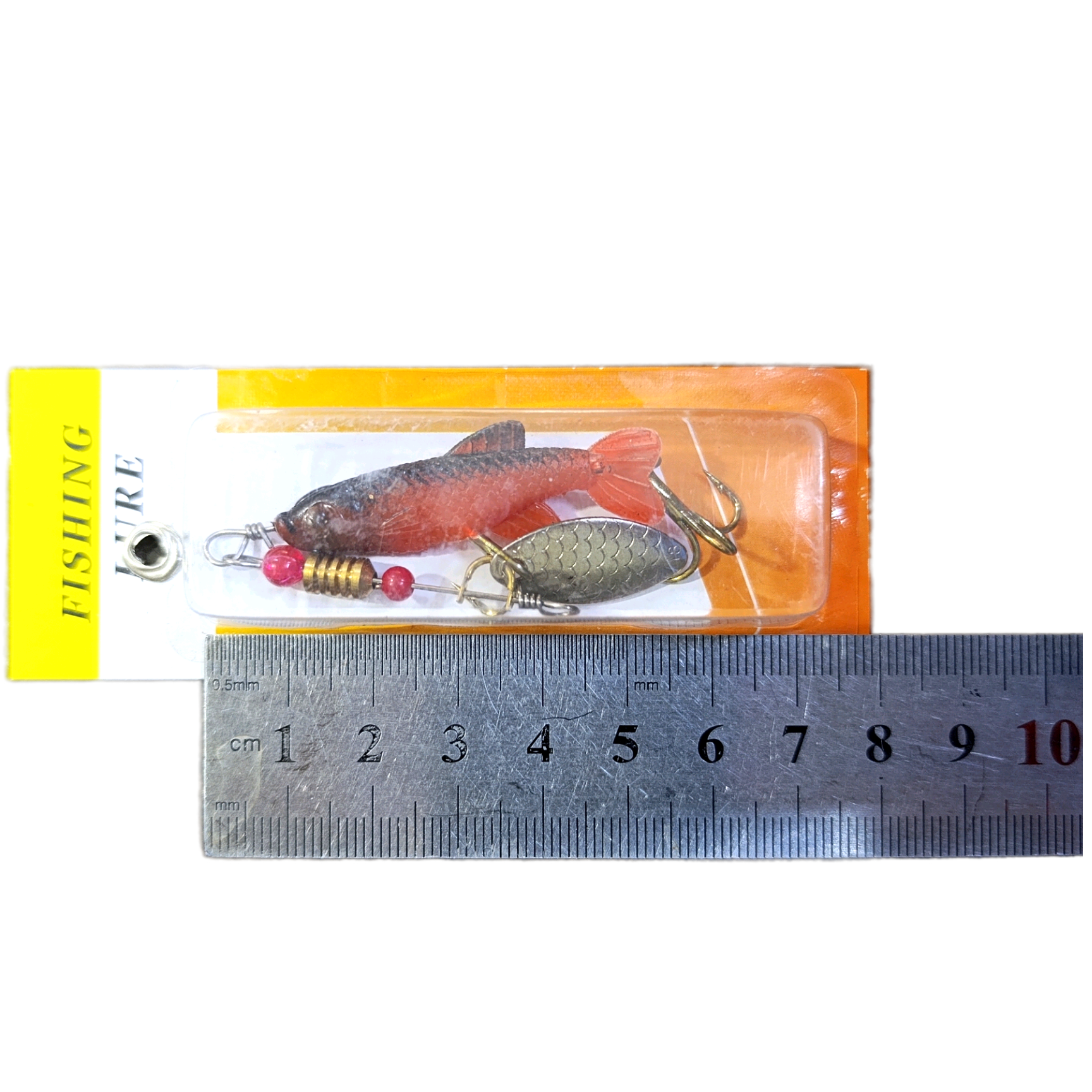 طعمه ماهیگیری ژله ای اسپینردار به طول 7 cm