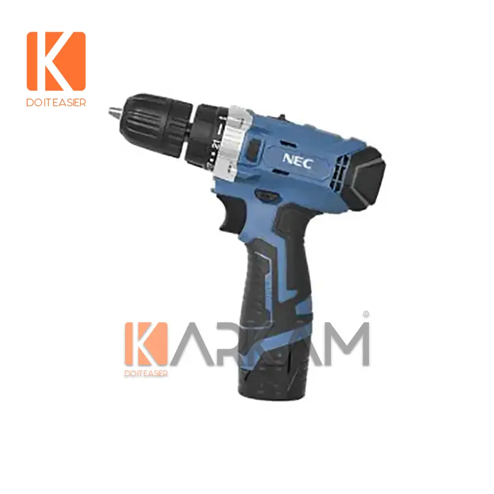 دریل شارژی چکشی ساده NEC 1712