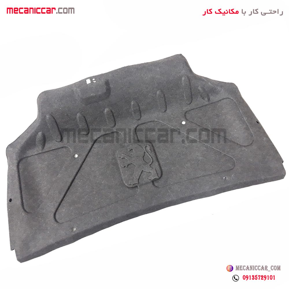 موکت (نمدی) پشت درب صندوق عقب پژو پارس