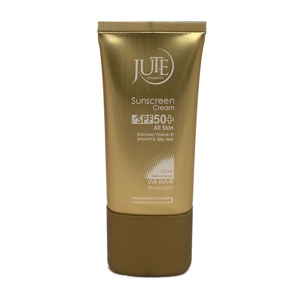 ضد آفتاب بی رنگ SPF50 انواع پوست 40 میل بژ طبیعی ژوت