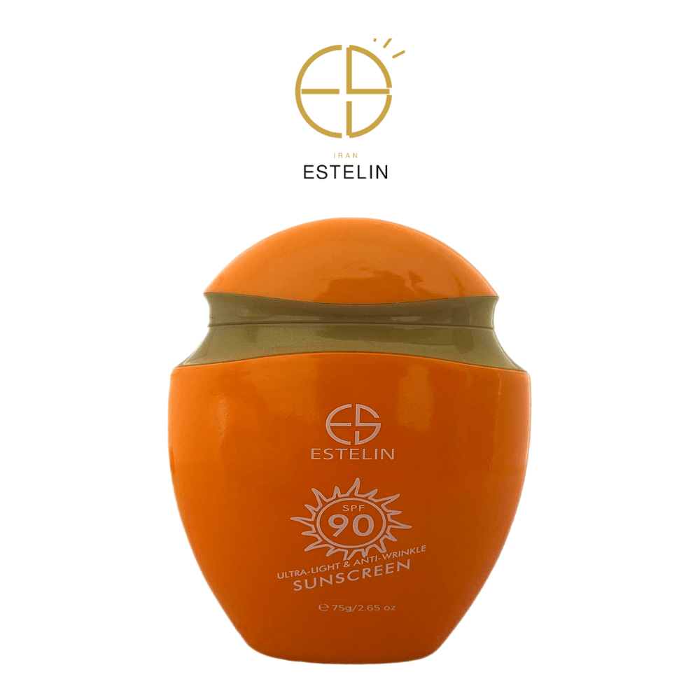 کرم ضد آفتاب بدون رنگ استیلن SPF 90 مدل ultra-light مناسب انواع پوست حجم 75 میلی لیتر