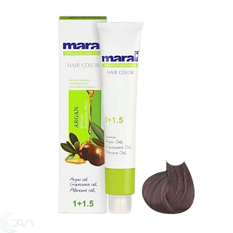 رنگ مو مارال شماره 1-6 حجم 100 میلی لیتر رنگ بلوند دودی تیره