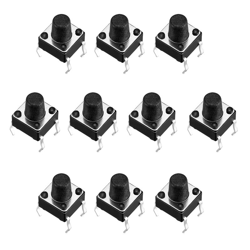 میکرو سوئیچ مدل Vertical-667.5-4P بسته 10 عددی ارسال پس کرایه