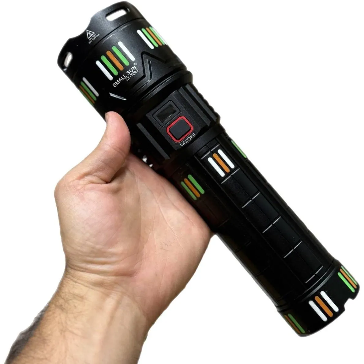 چراغ قوه دستی اسمال سان مدل ZY-T292 با نور LED و برد 1000 متر